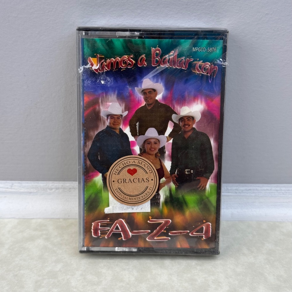 EAZ4 Vamos a Bailar Con (Cassette Tape Fonovisa 2001) Spanish Latin Music Sealed